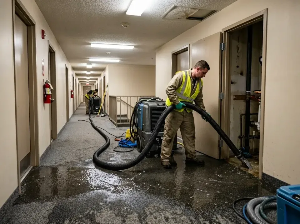 multi-unit-apartment-hallway-f-005 — frequently asked questions, Emergency Burst Pipe Water Extraction & Removal in Shady Sp…